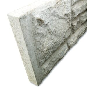 6ft x 12 inch Concrete Rock Faced Gravel Boards