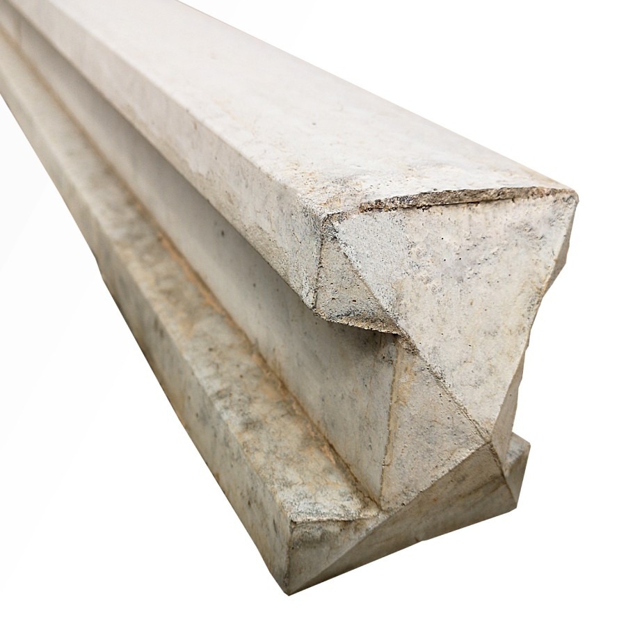 Slotted Concrete Fence Post 10ft x 5inch x 4inch